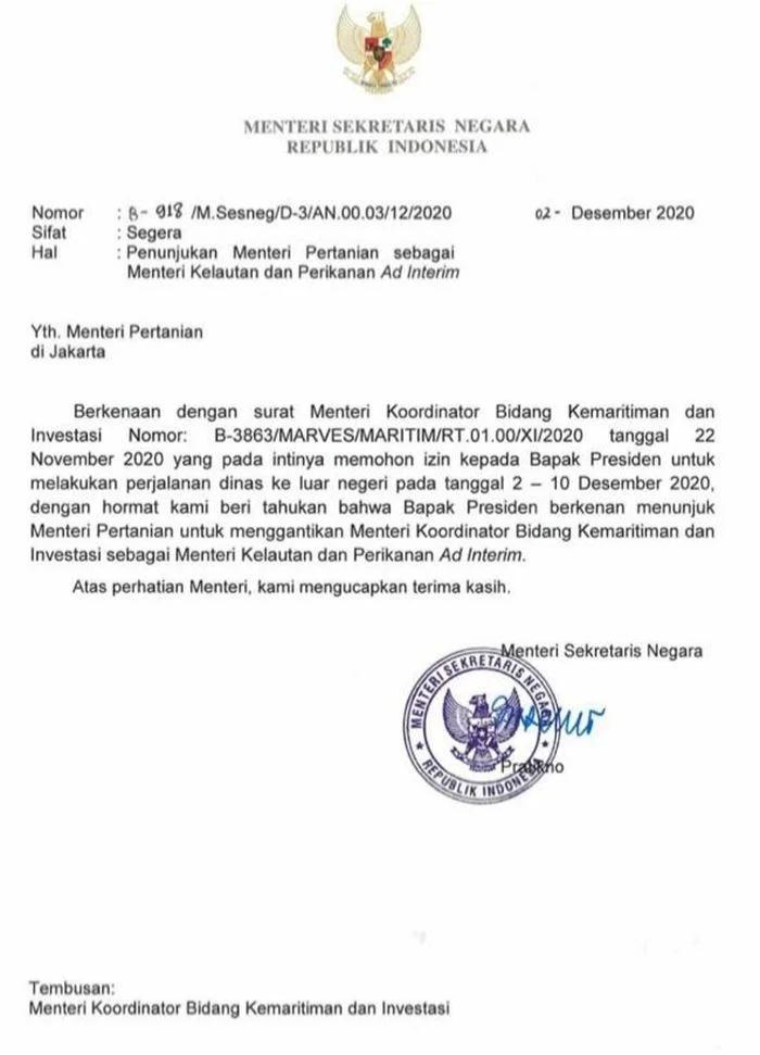 Jokowi Tunjuk Syahrul Yasin Limpo Jadi Plt Menteri KKP Gantikan Luhut
