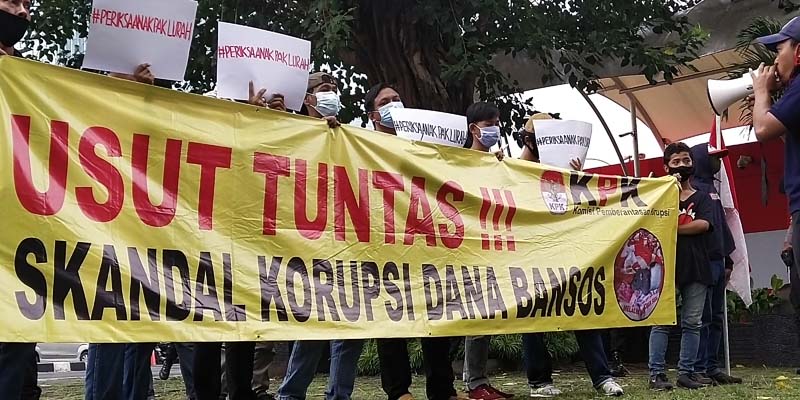 Aksi Permadani desak KPK selididiki LHKPN Gibran Rakabuming Raka/RMOL
