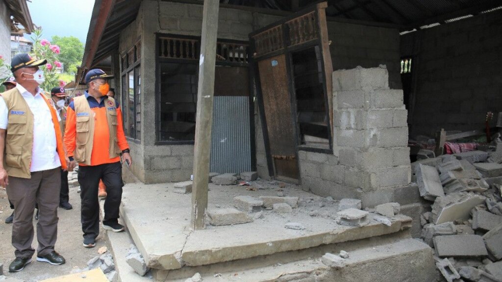 Gempa Guncang Bali, 243 Rumah Warga Rusak Berat di Karangasem