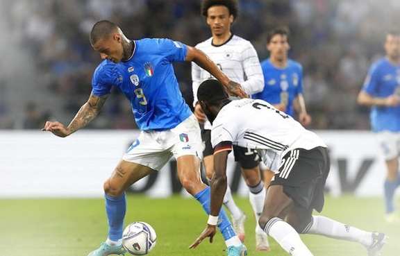 Italia bermain imbang melawan Jerman 1 1