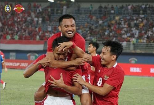 Timnas Indonesia pesta gol ke gawang Nepal