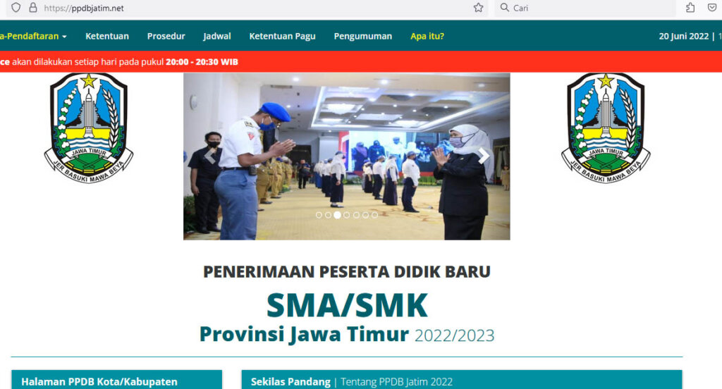 Simak Cara Pendaftaran PPDB Jatim 2022 Jenjang SMA/SMK